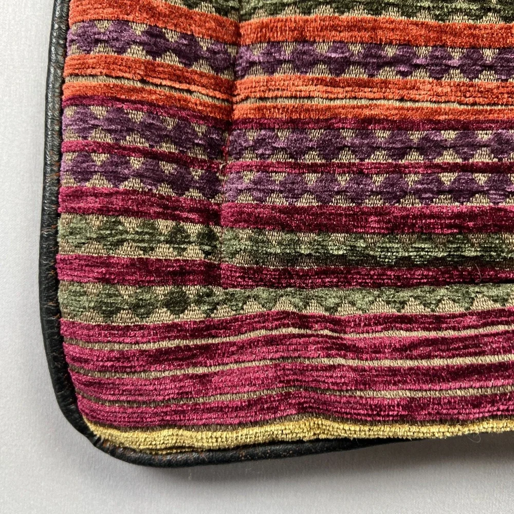 Croscill Southwestern Queen Pillow Shams Multicolor Textured Chenille (24